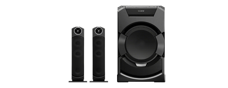 Sony MHC-GT5D Mini set 2400W Black home audio set