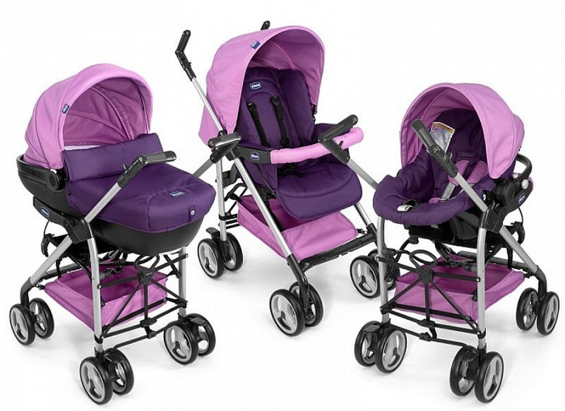 Chicco Trio Sprint Travel system pram 1seat(s) Pink,Purple