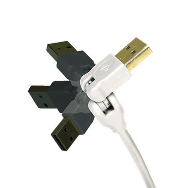 Macally 3D USB 2.0 Hi-Speed cable - 3D Am to Bm, 1.8m 1.8м кабель USB