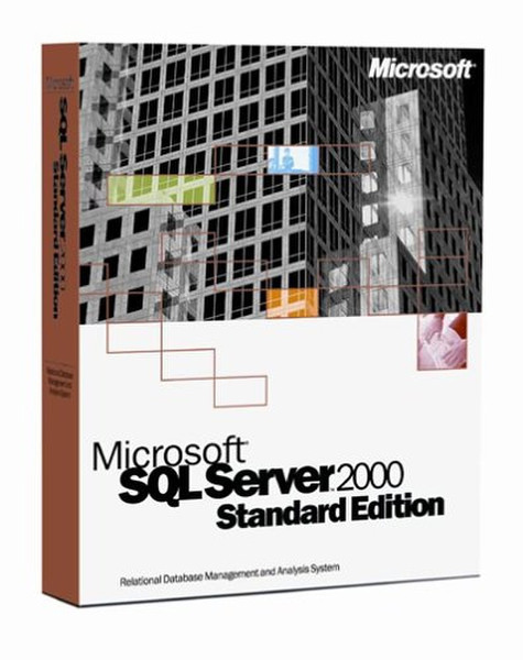 Microsoft SQL Server 2000 Standard Edition, SP4, EN Набор дисков 1пользов. сетевое ПО для хранения данных