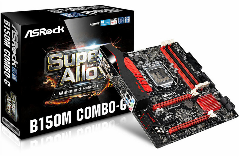 Asrock B150M Combo-G Intel B150 LGA1151 Микро ATX материнская плата