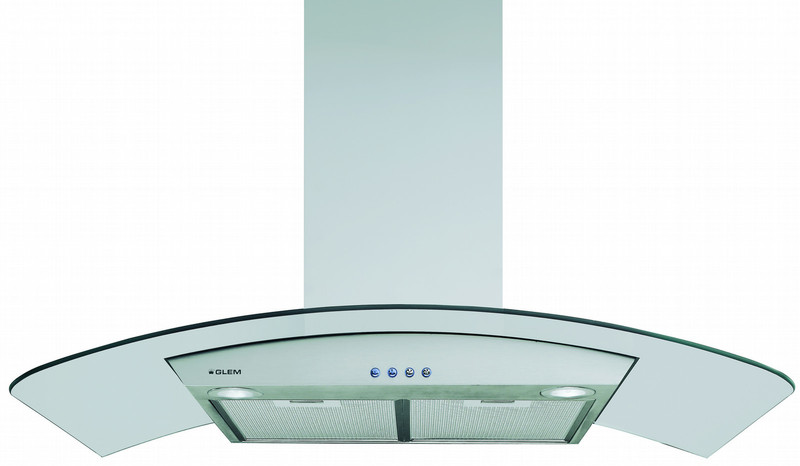 Glem GHS98IX Wall-mounted 735m³/h C Stainless steel cooker hood