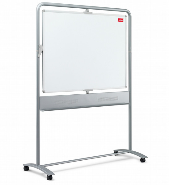 Nobo Classic Stahl magnetische mobile Tafel mit vertikaler Drehfunktion, 1500 x 1200 mm