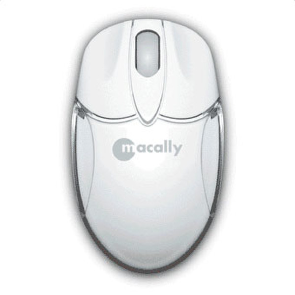 Macally USB optical internet mini mouse USB Оптический Белый компьютерная мышь