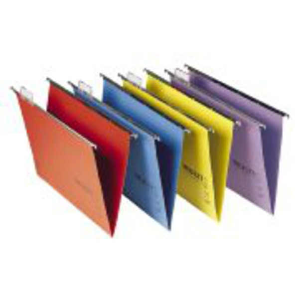 Rexel Multifile Plus Foolscap Suspension File 15mm Assorted (20)