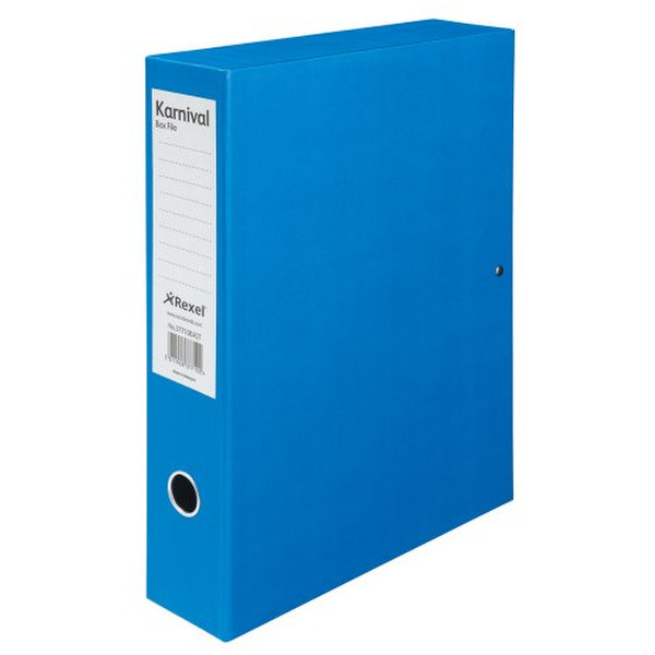 Rexel Karnival Foolscap Box File Blue (5)