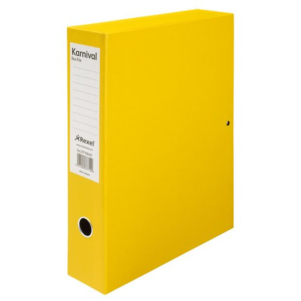 Rexel Karnival Box File Yellow