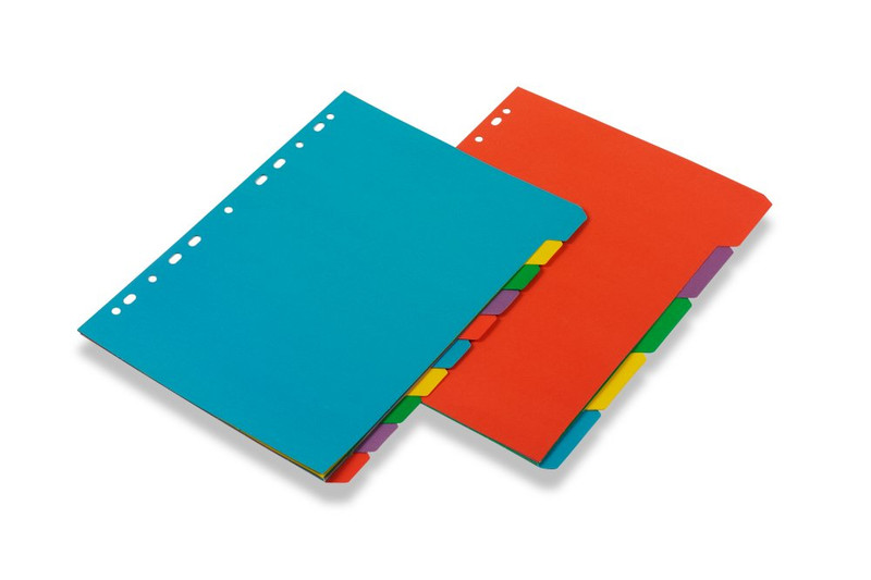 Rexel Karnival 5 Part A4 Dividers Multicolour (50)