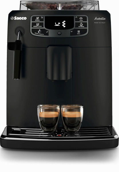 Saeco HD8900/01 Отдельностоящий Автоматическая Машина для эспрессо 1.5л Черный кофеварка