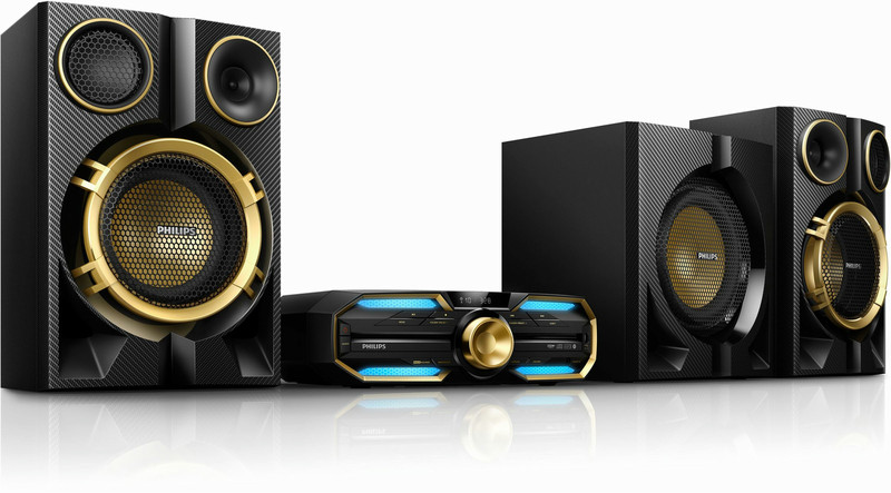 Philips FX70X/78 Mini set 1600W Black,Gold home audio set