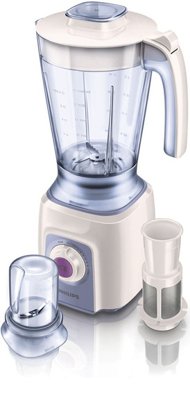 Philips Viva Collection HR2167/40 Стационарный 2л 600Вт Лаванда, Белый блендер