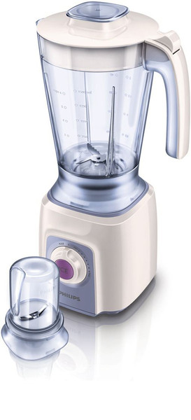 Philips Viva Collection HR2161/41 Стационарный 2л 600Вт Лаванда, Белый блендер