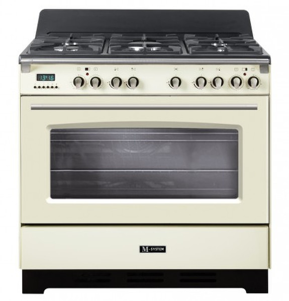 M-System MFC-95 OW Freestanding Gas A White cooker