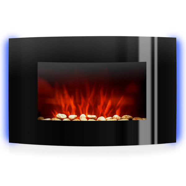 Klarstein Lausanne Wall-mountable fireplace Электрический Черный