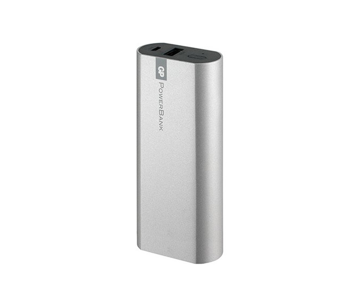GP Batteries Portable PowerBank FN05M Lithium-Ion (Li-Ion) 5200mAh Silber Akkuladegerät