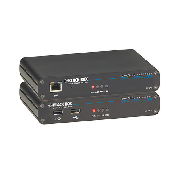 Black Box LRX KVM EXTENDER - DVI, USB