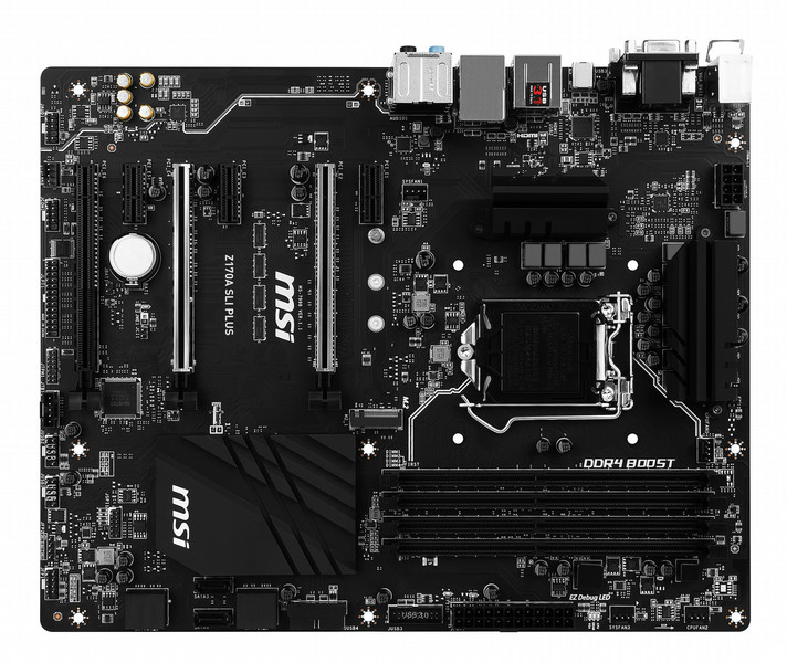 MSI Z170A SLI PLUS Intel Z170 LGA 1151 (Socket H4) ATX Motherboard