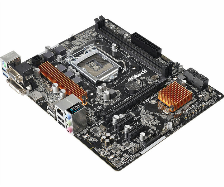 Asrock H110M-HDV Intel H110 LGA1151 Микро ATX материнская плата