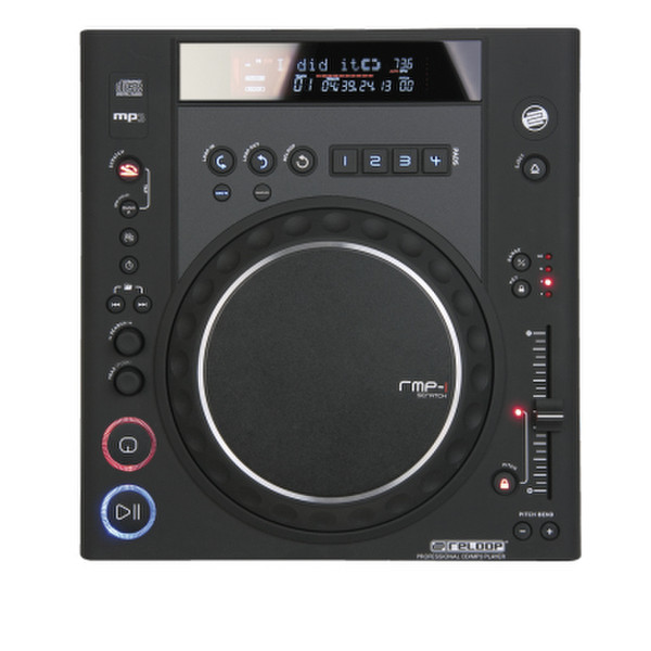Reloop RMP-1 SCRATCH MK2 CD scratcher Schwarz DJ-Controller