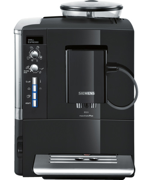 Siemens TE515209RW Espresso machine 1.7л 2чашек Черный кофеварка