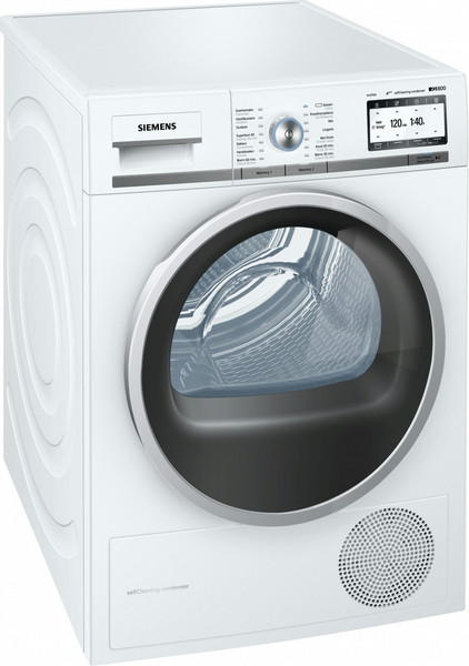 Siemens WT48Y773FG freestanding Top-load 9kg A+++ White tumble dryer