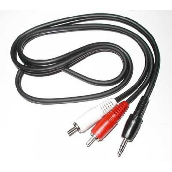 Data Components Stereo Y Cable 3.6 mts, 3.5mm(M) / 2x RCA(M)