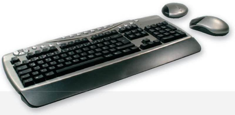 Belkin Keyboard + Mouse Qwerty Wless Беспроводной RF QWERTY клавиатура