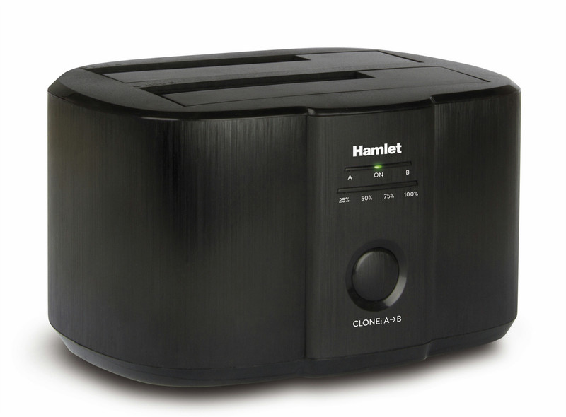 Hamlet HXDD2535CLN 2.5/3.5" Черный кейс для жестких дисков