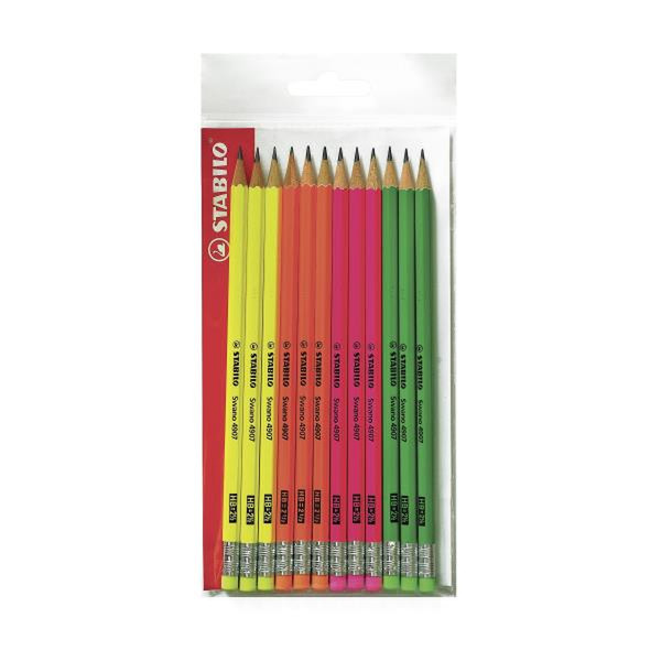 Stabilo Swano Fluo HB 12pc(s) graphite pencil