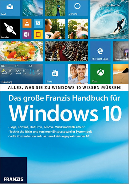 Franzis Verlag Das große Franzis Handbuch für Windows 10 320страниц DEU руководство пользователя для ПО