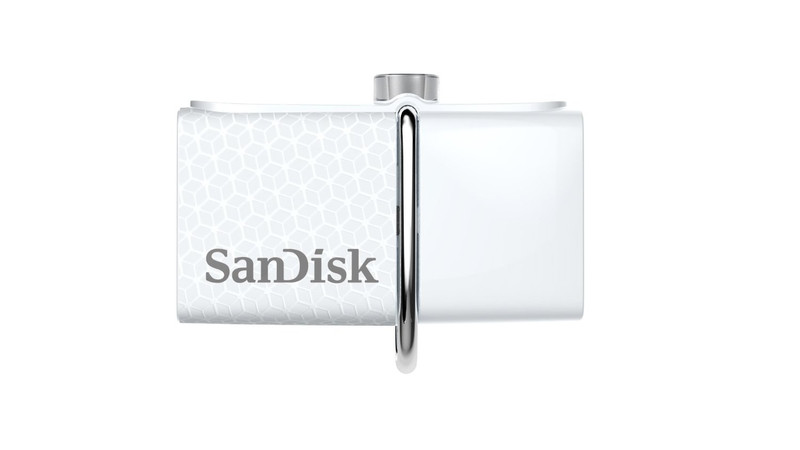 Sandisk ULTRA DUAL 32ГБ USB 3.0 (3.1 Gen 1) Тип -A Белый USB флеш накопитель