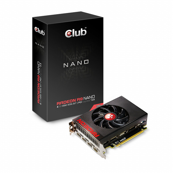 CLUB3D Radeon R9 Nano Radeon R9 Nano 4ГБ High Bandwidth Memory (HBM)