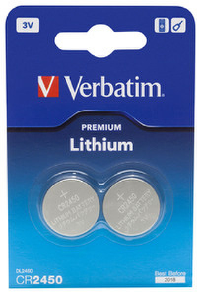Verbatim CR2450 Lithium 3V