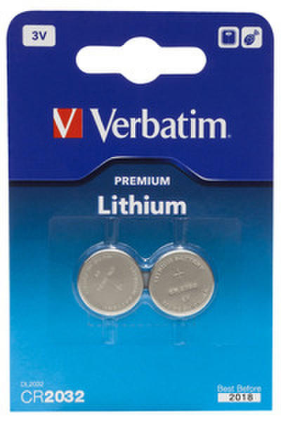 Verbatim CR2032 Lithium 3V