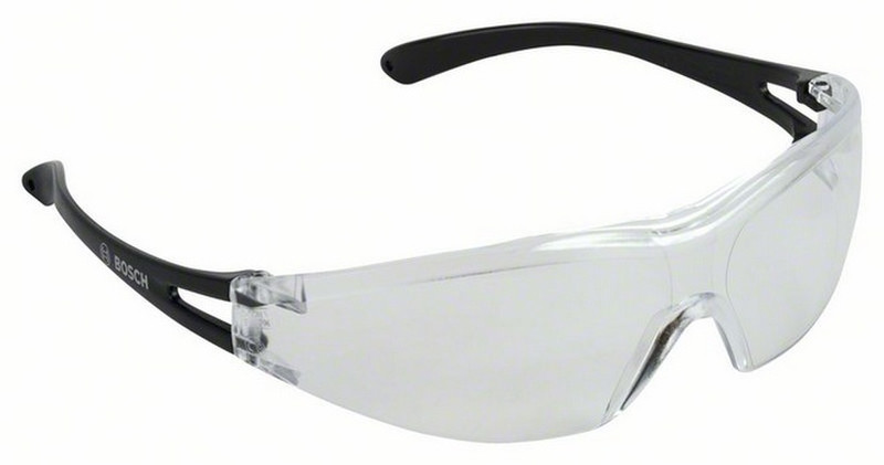 Bosch GO 1C Polycarbonate Transparent,Black safety glasses