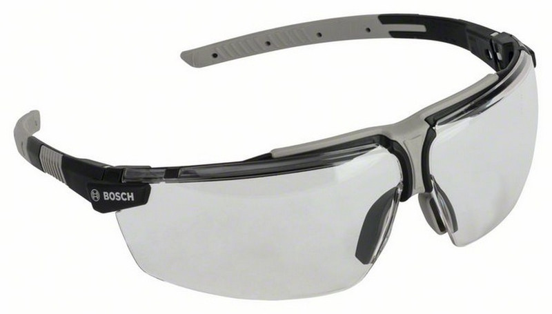 Bosch GO 3C Polycarbonate Transparent,Black safety glasses