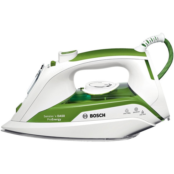 Bosch ProEnergy Dry & Steam iron Ceranium soleplate 2400Вт Зеленый, Белый