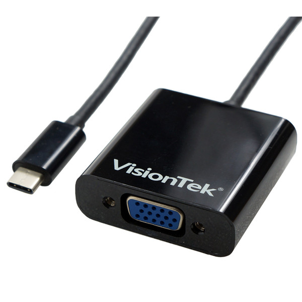 VisionTek 900818 USB 3.1 C VGA Черный адаптер для видео кабеля