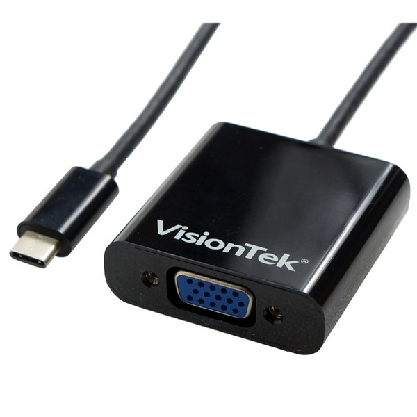 VisionTek 900818 USB 3.1 C VGA Black video cable adapter