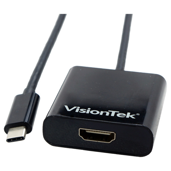 VisionTek 900819 USB 3.1 C HDMI Черный адаптер для видео кабеля