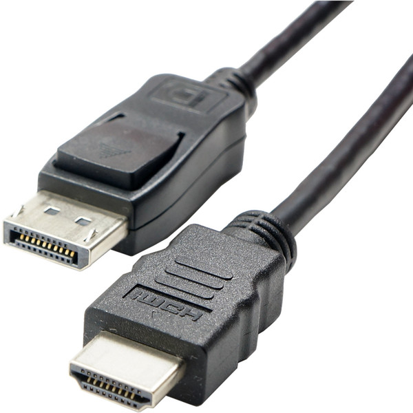VisionTek 900822 HDMI DisplayPort Черный адаптер для видео кабеля