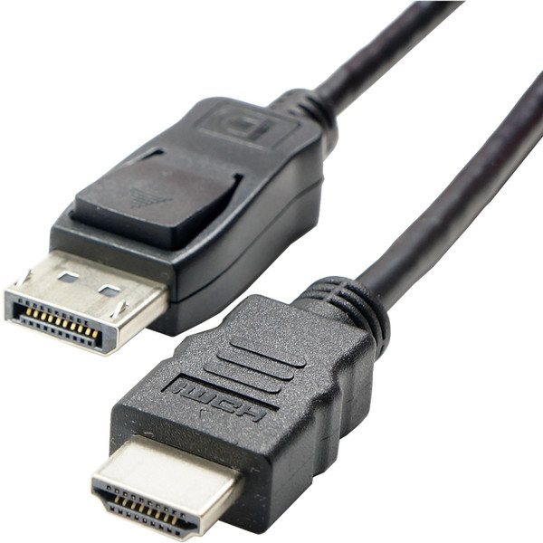 VisionTek 900822 HDMI DisplayPort Schwarz Videokabel-Adapter