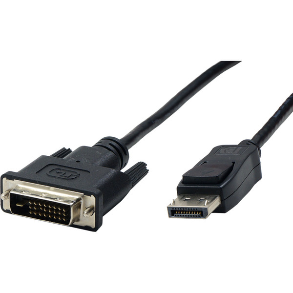 VisionTek 900823 1.5м DVI DisplayPort Черный адаптер для видео кабеля