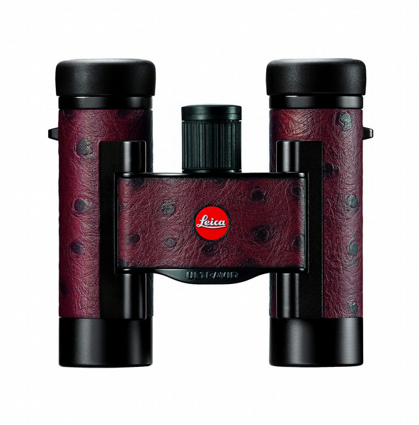 Leica Ultravid 8x20 Ostrich Leather Roof Black,Red binocular