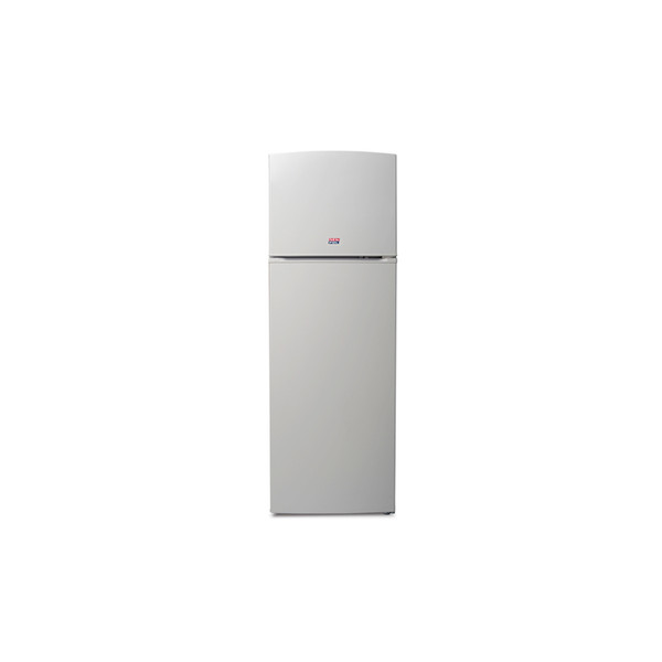 New-Pol JEMET370 freestanding 278L 63L A+ Grey fridge-freezer