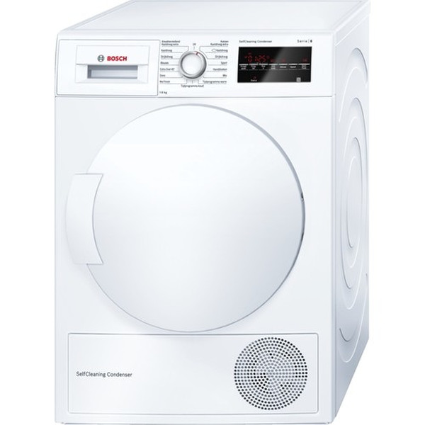 Bosch WTW83460NL freestanding Front-load 8kg A++ White tumble dryer