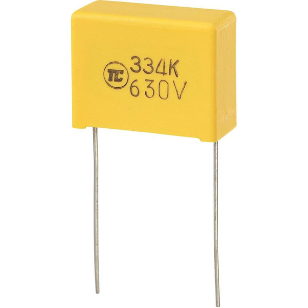 Conrad 450206 - 89 Fixed  capacitor DC Желтый capacitor
