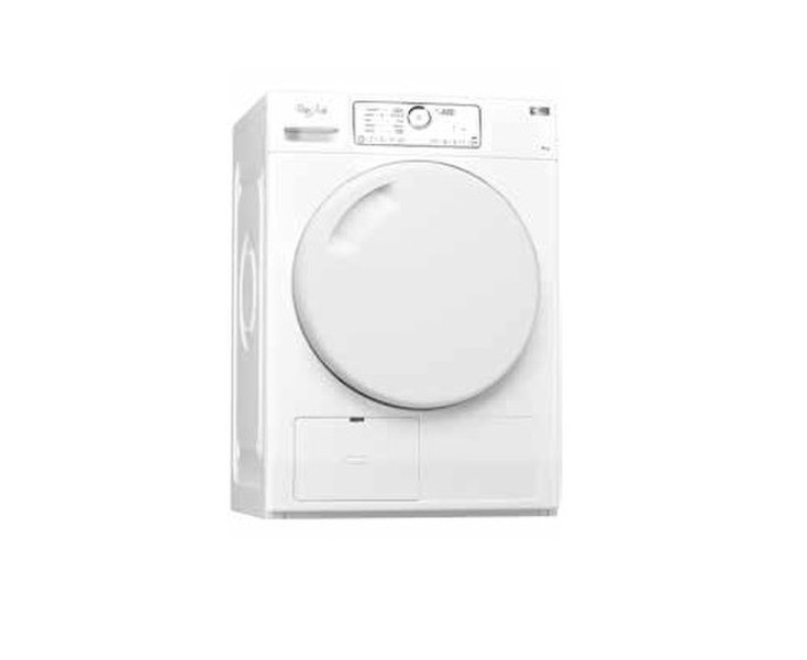 Whirlpool HDLX 80312 Отдельностоящий Фронтальная загрузка 8кг A+ Белый сушилка для белья