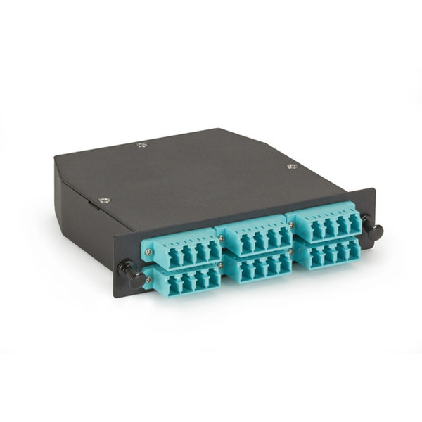 Black Box FOCA20M3-2MP12-24LC LC/MTP 2pc(s) Black fiber optic adapter