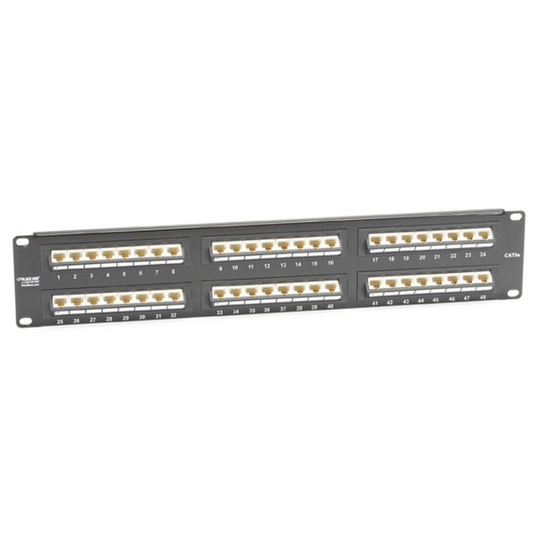 Black Box JPM5E48-45ANG-UU 2U patch panel